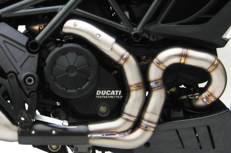 DIAVEL 11-18 Exhaust SLIP-ON ZARD stainless steel titanium