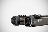 CVO ROAD GLIDE ST Slip-Ons 4.5 pollici (17-24) Silenziatori Harley-Davidson Zard Black Chrome