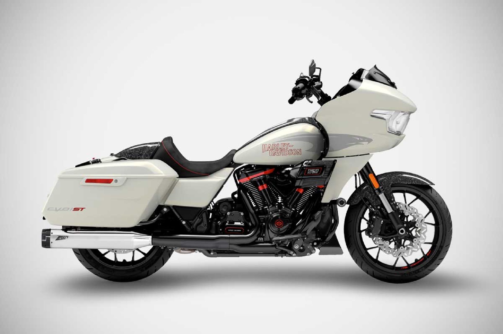 CVO ROAD GLIDE ST Slip-Ons 4.5 pollici (17-24) Silenziatori Harley-Davidson Zard Cromati
