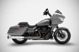 CVO ROAD GLIDE ST Slip-Ons 4.5 pollici (17-24) Silenziatori Harley-Davidson Zard Chrome