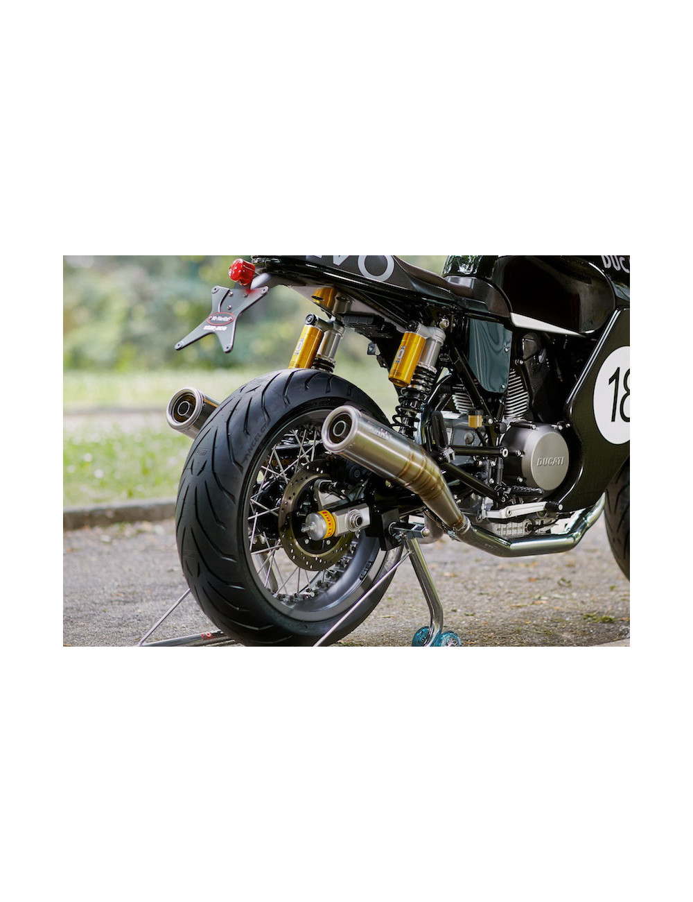 Ducati GT 1000 09-11 exhaust ZARD Stainless Steel Racing Silencers