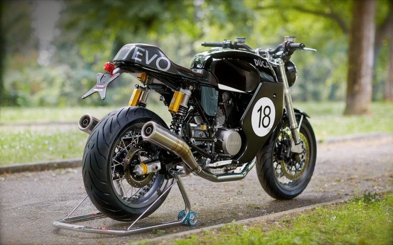 Ducati GT 1000 09-11 exhaust Slip-On ZARD Stainless Steel Racing Silencers