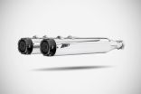 CVO STREET GLIDE Slip-Ons 4.5 pollici (17-24) Silenziatori Harley-Davidson Zard CHROME