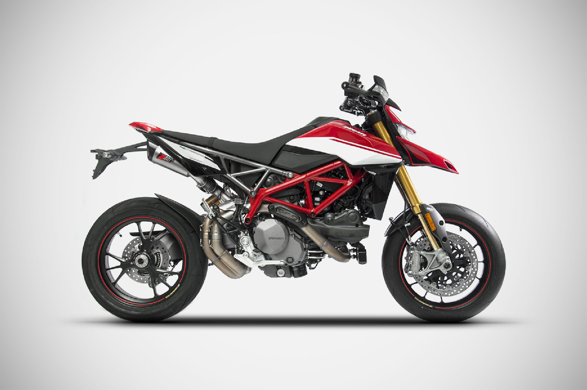 Scarico Hypermotard 950 Ducati GT Slip-On ZARD Acciaio