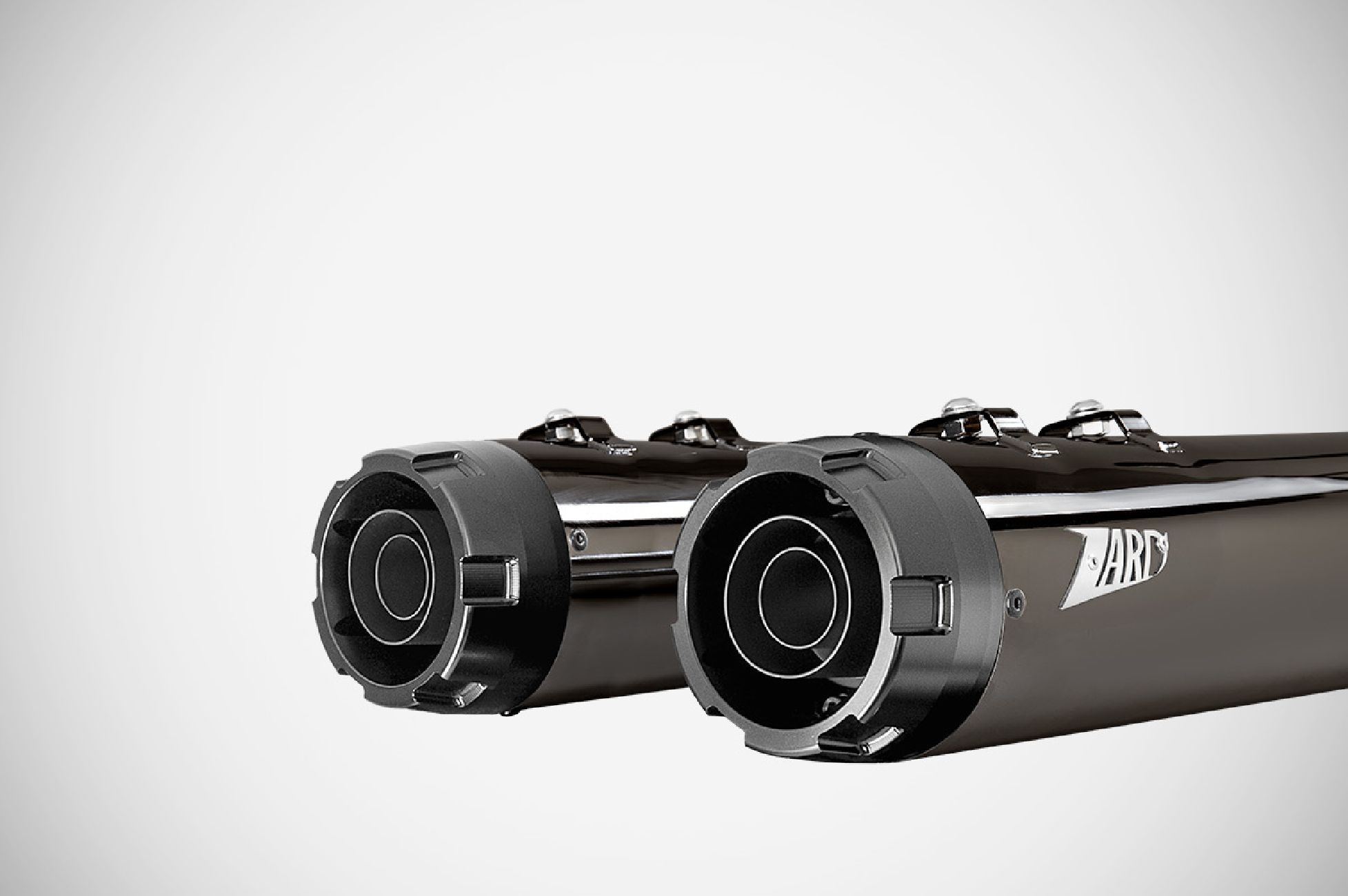 CVO ROAD GLIDE Slip-Ons 4.5 pollici (17-24) Silenziatori Harley-Davidson Zard BLACK CHROME