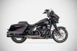 STREET GLIDE Slip-Ons 4.5 pollici (21-24) Silenziatori Harley-Davidson Zard Nero E5