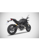 Ducati Monster 797 17-19 Slip-On ZARD Stainless Steel Carbon Silencer Exhaust