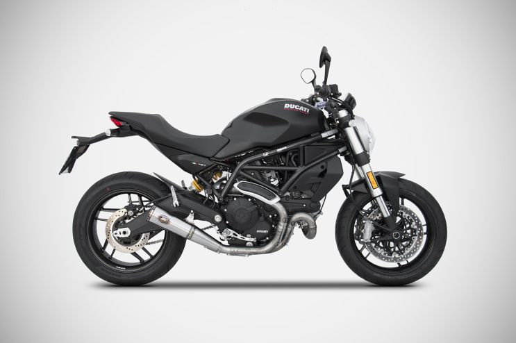 Scarico Silenziatore Ducati Monster 797 (17-19) Slip-On Zuma ZARD Inox