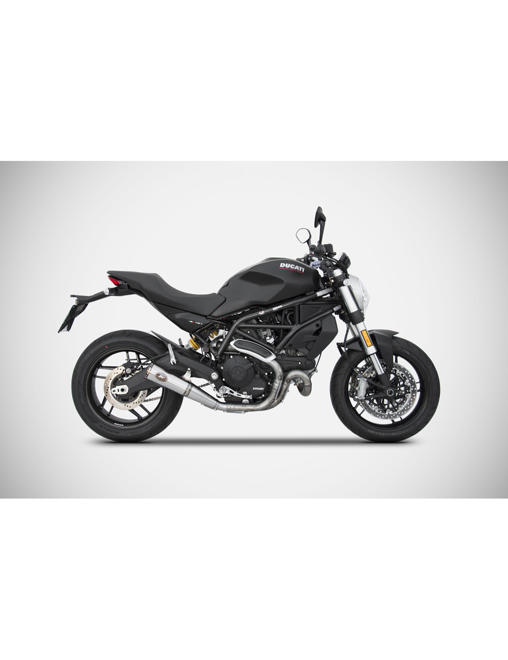 Scarico Silenziatore Ducati Monster 797 (17-19) Slip-On Zuma ZARD Inox