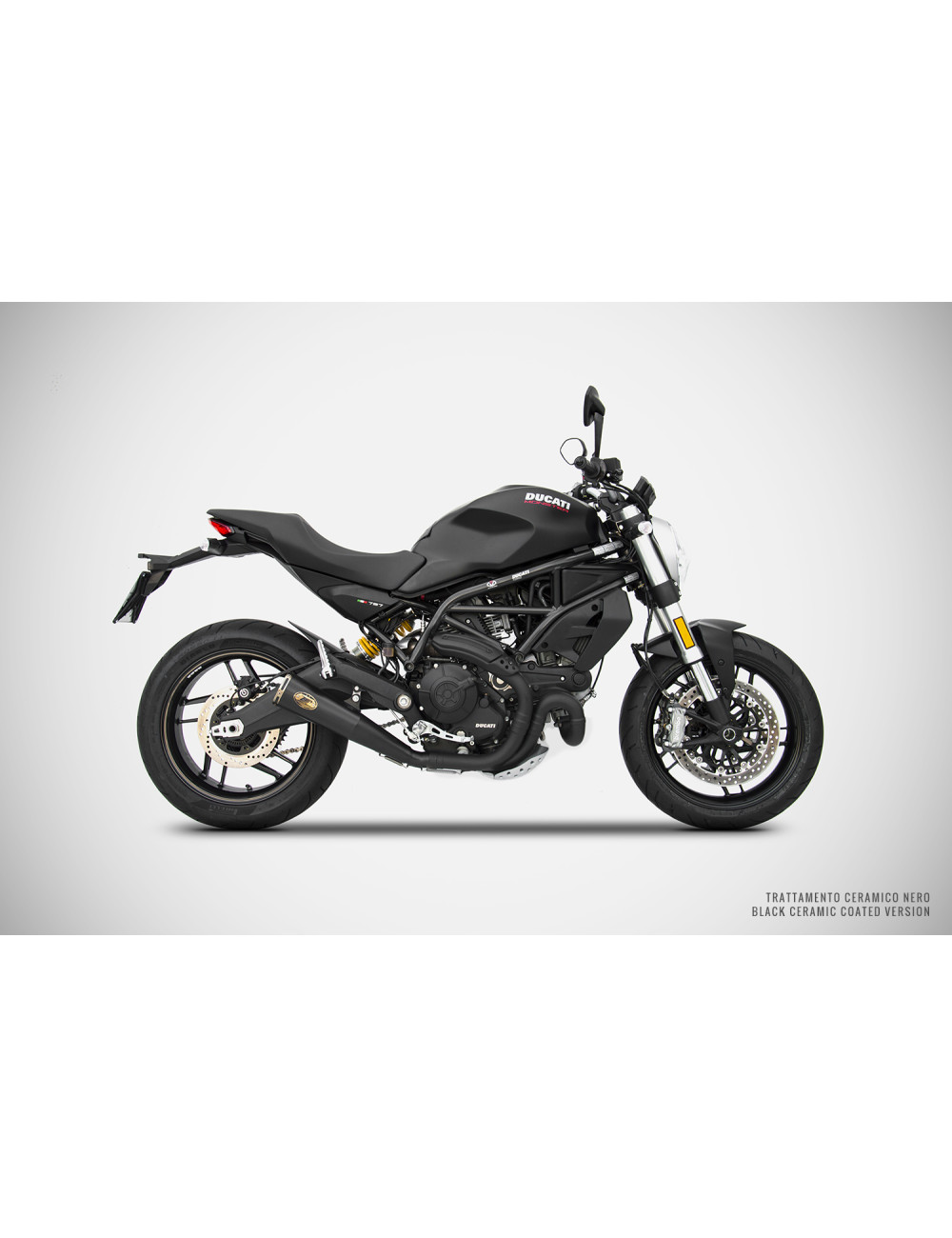 Scarico Silenziatore Ducati Monster 797 (17-19) Slip-On Zuma ZARD