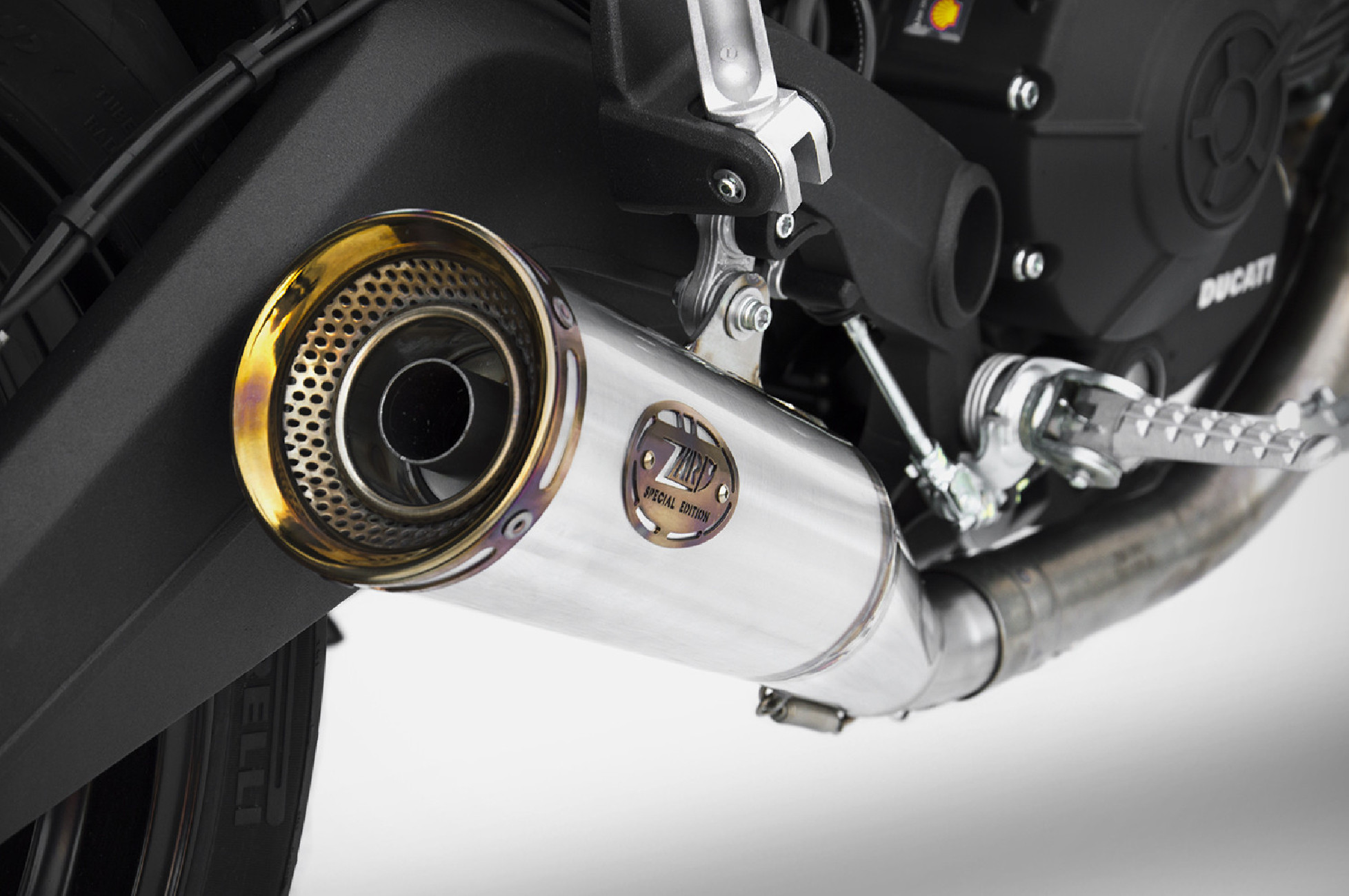 Scarico Silenziatore Ducati Monster 797 (17-19) Slip-On Zuma Inox