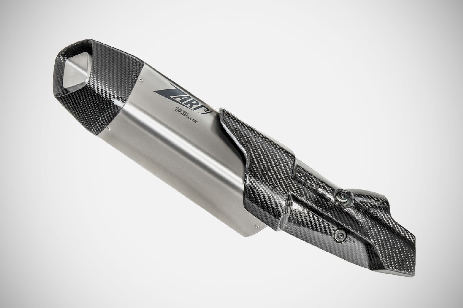 BMW R 1300 GS ADVENTURE exhaust SLIP-ON ZARD 2024 2025 Titanium with Carbon