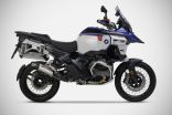 BMW R 1300 GS exhaust SLIP-ON ZARD 2024 Titanium with Carbon