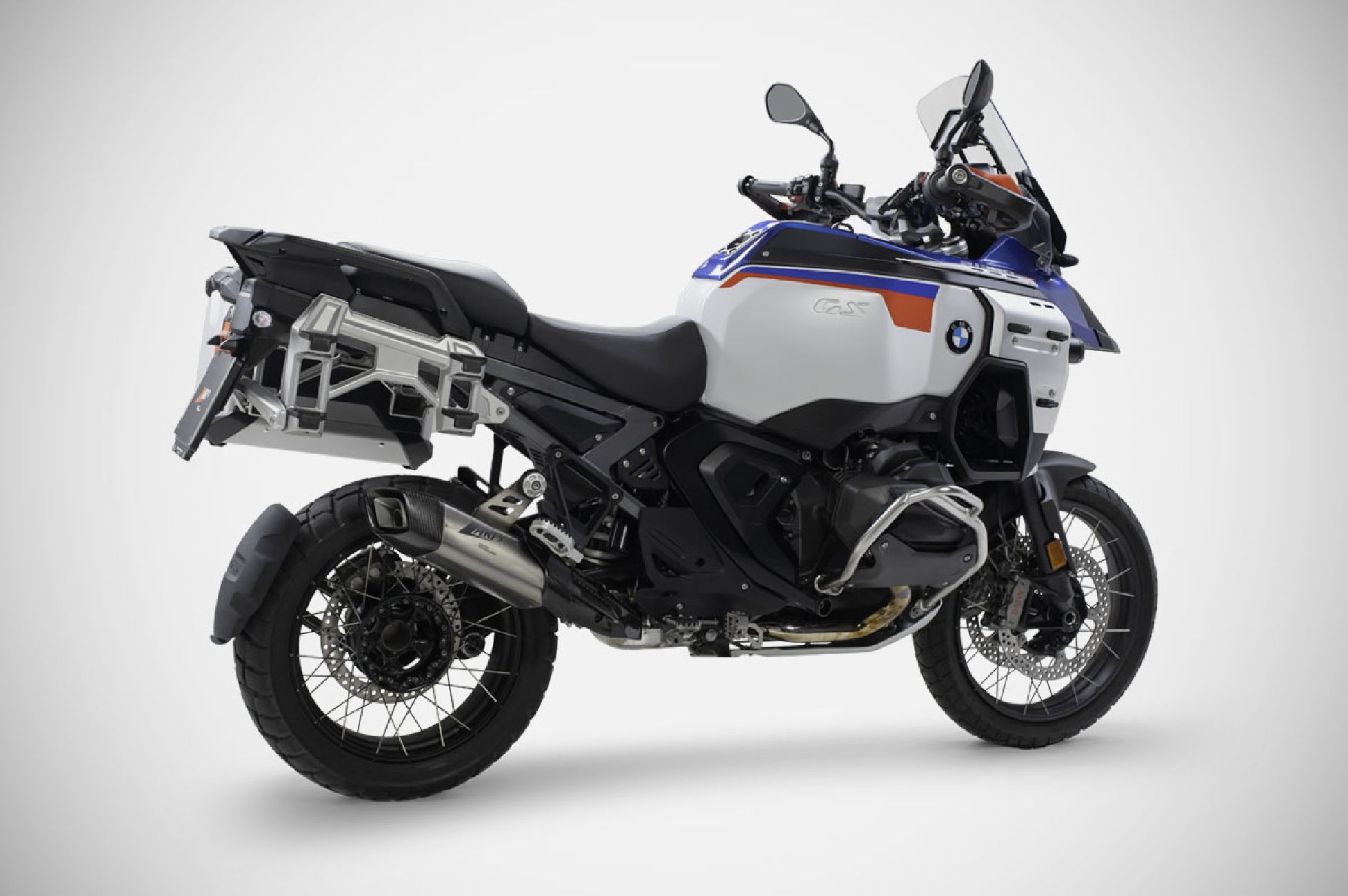 BMW R 1300 GS ADVENTURE exhaust SLIP-ON 2024 2025 Titanium with Carbon