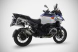BMW R 1300 GS ADVENTURE exhaust SLIP-ON 2024 2025 Titanium with Carbon