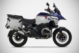 BMW R 1300 GS ADVENTURE exhaust SLIP-ON ZARD 2024 2025 Titanium and Carbon