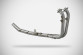 MT450 decatalizzaore (2024 2025) CFMOTO Zard Racing Acciaio Inox Satinato