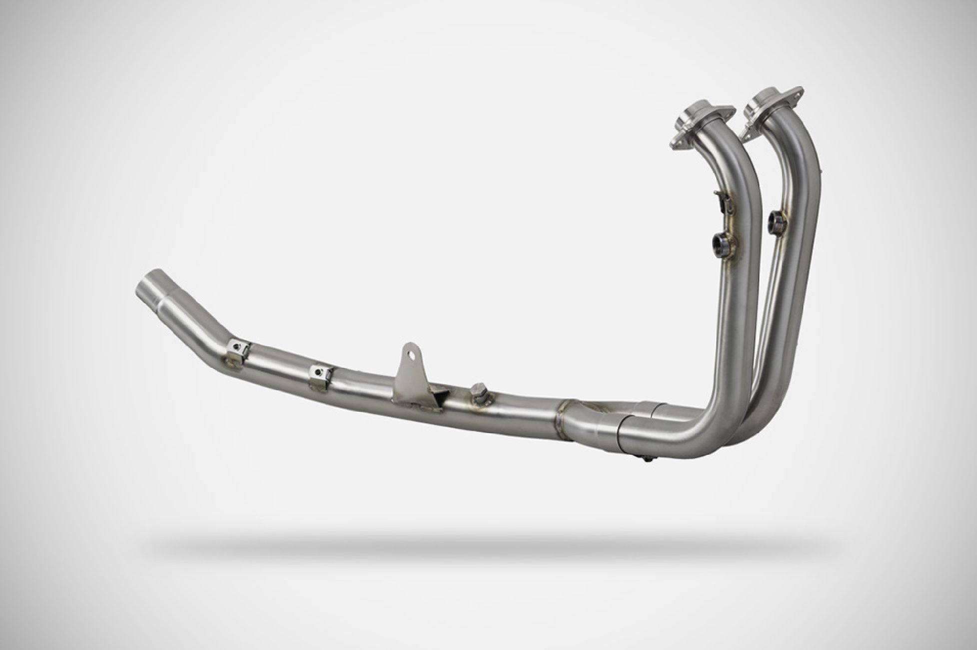 MT450 decatalizzaore (2024 2025) CFMOTO Zard Racing Acciaio Inox Satinato