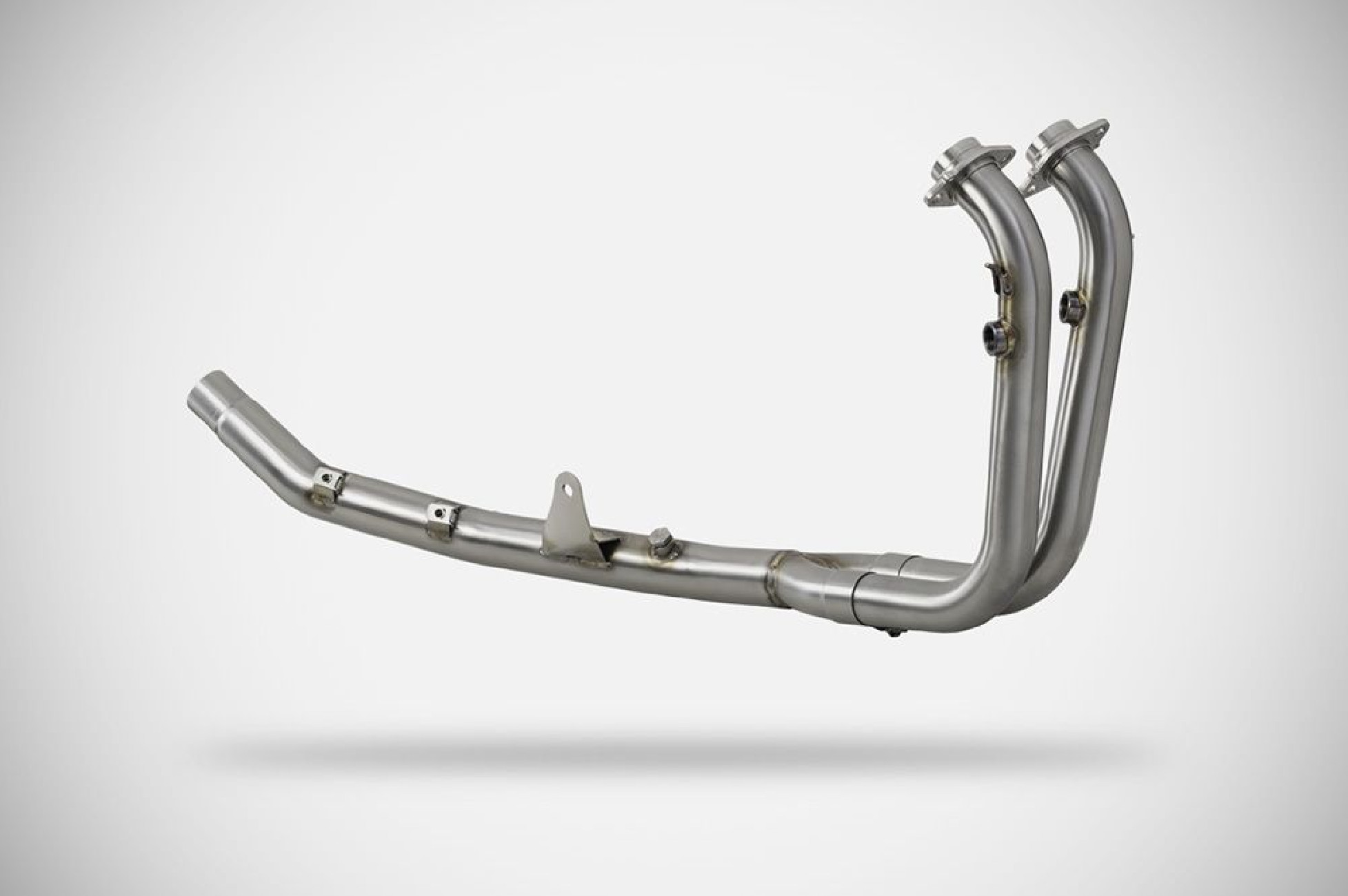 MT450 decatalizzaore (2024 2025) CFMOTO Zard Racing Acciaio Inox Satinato