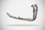MT450 decatalizzaore (2024 2025) CFMOTO Zard Racing Acciaio Inox Satinato
