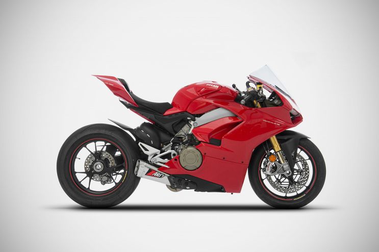 Ducati Panigale V4/V4S 18-19 exhaust ZARD Slip-On Plywood
