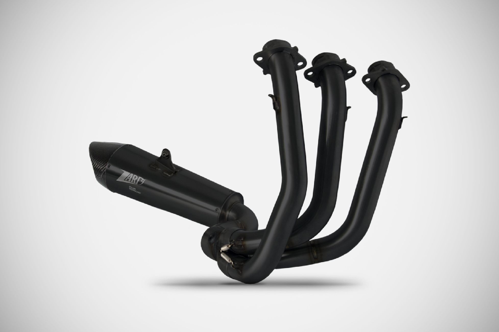 Full Kit Scarico completo Acciaio Inox 304 Nero Triumph Tiger Sport 660 21-25 Racing E5+ Zard