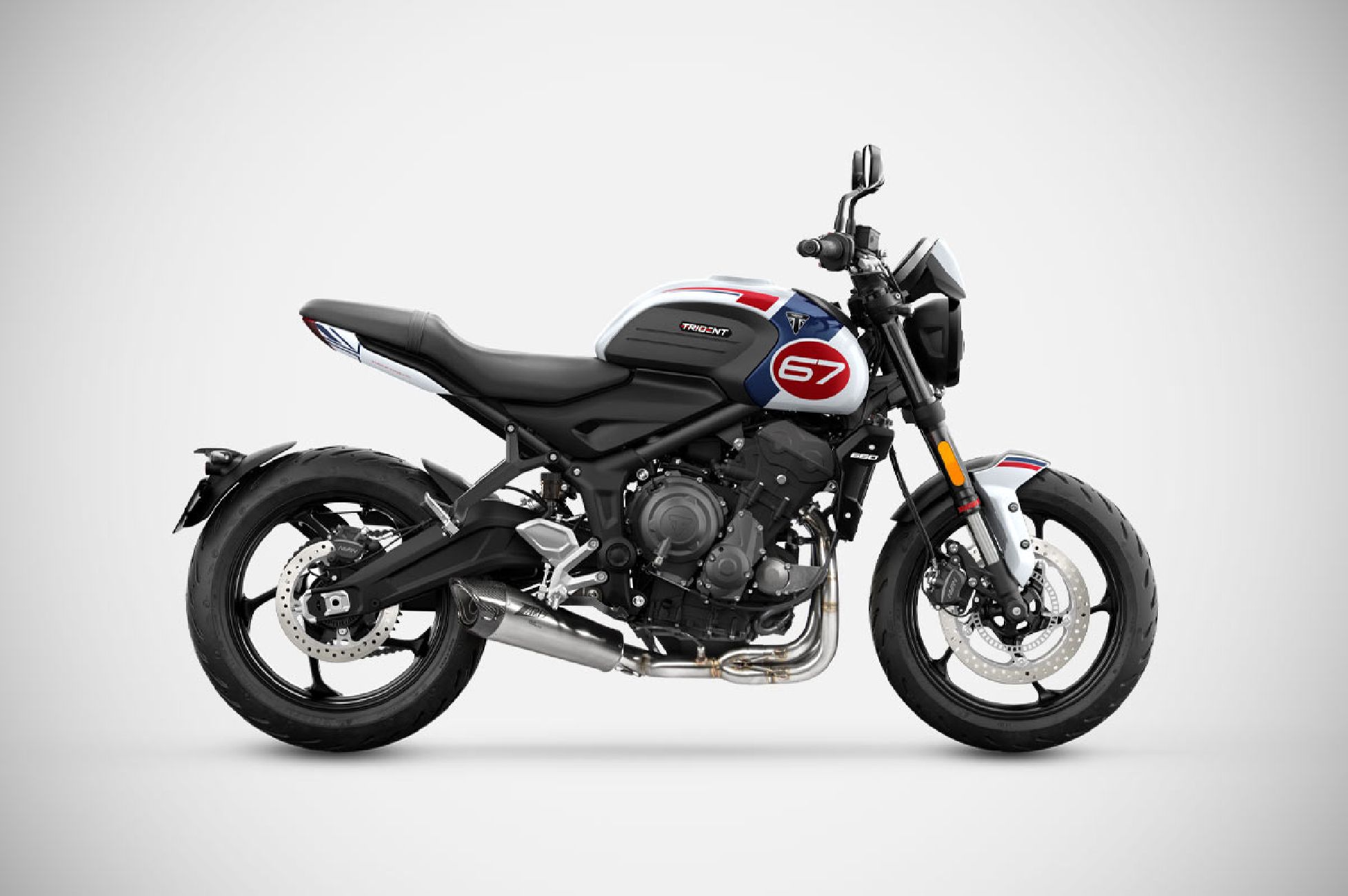 Triumph Trident 660 AISI 304 Stainless Steel Zard Racing Exhaust 21 -25 E5+