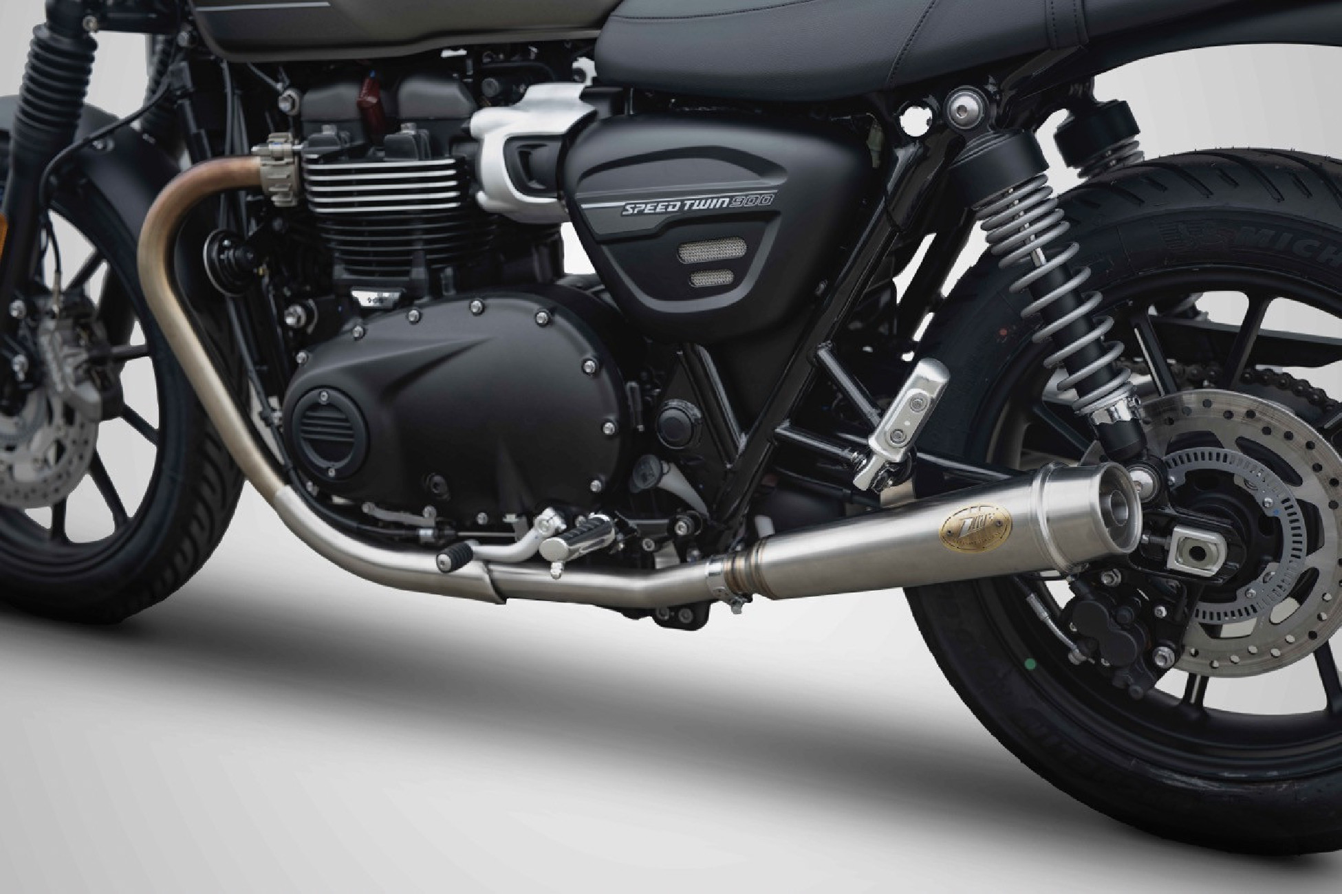 Slip-On for Triumph Speed Twin 900 21-26 Zard Side Silencers