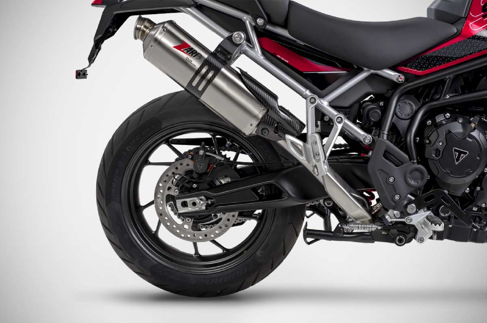 Triumph Tiger 900 Exhaust - Sabbia Silencer