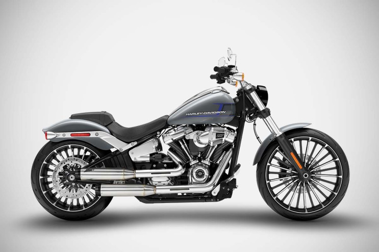 Harley-Davidson Breakout 117 - 25-26 slip-ons overlapped Zard