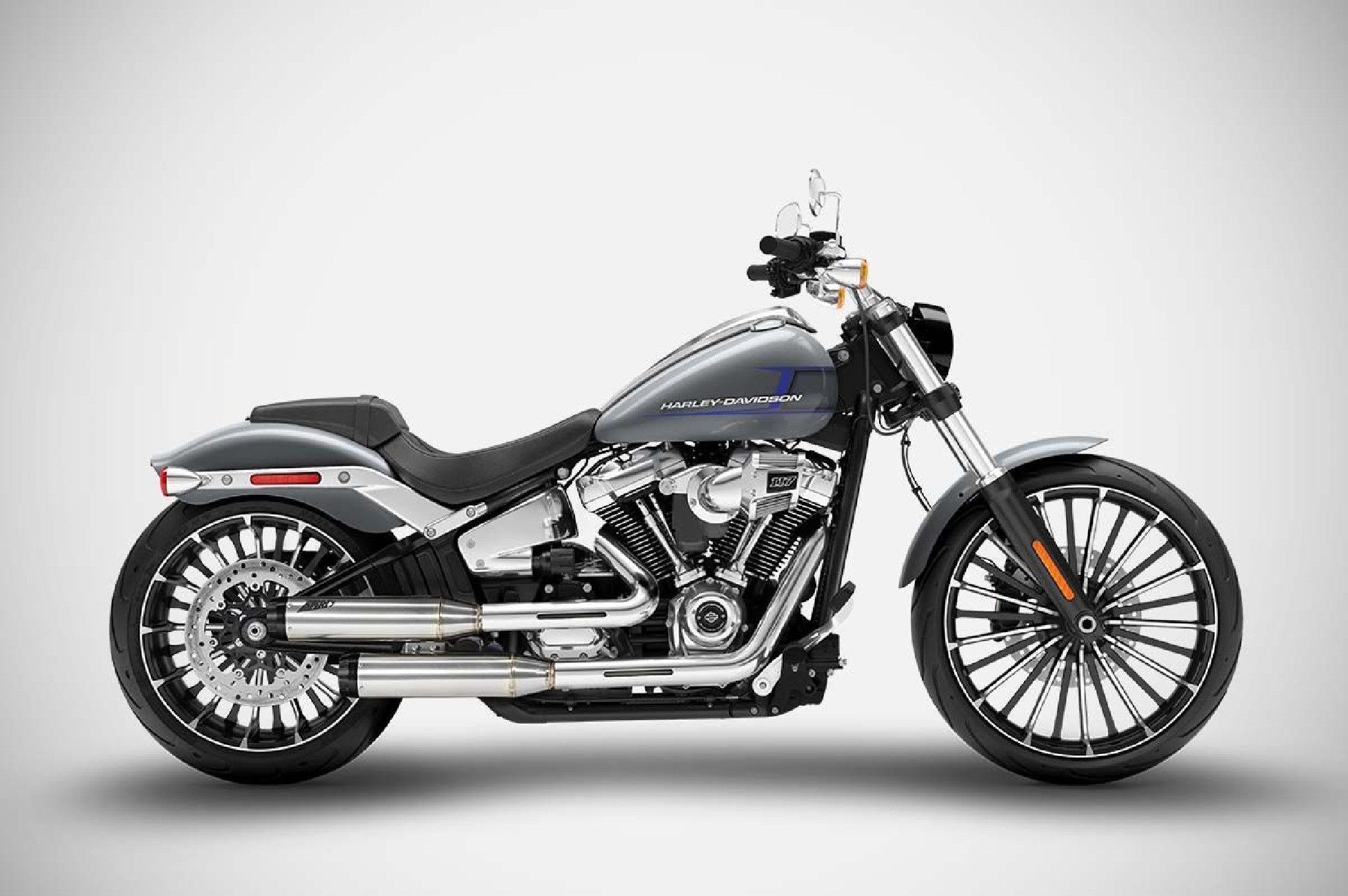 Harley-Davidson Breakout 117 - 25-26 slip-ons overlapped Zard