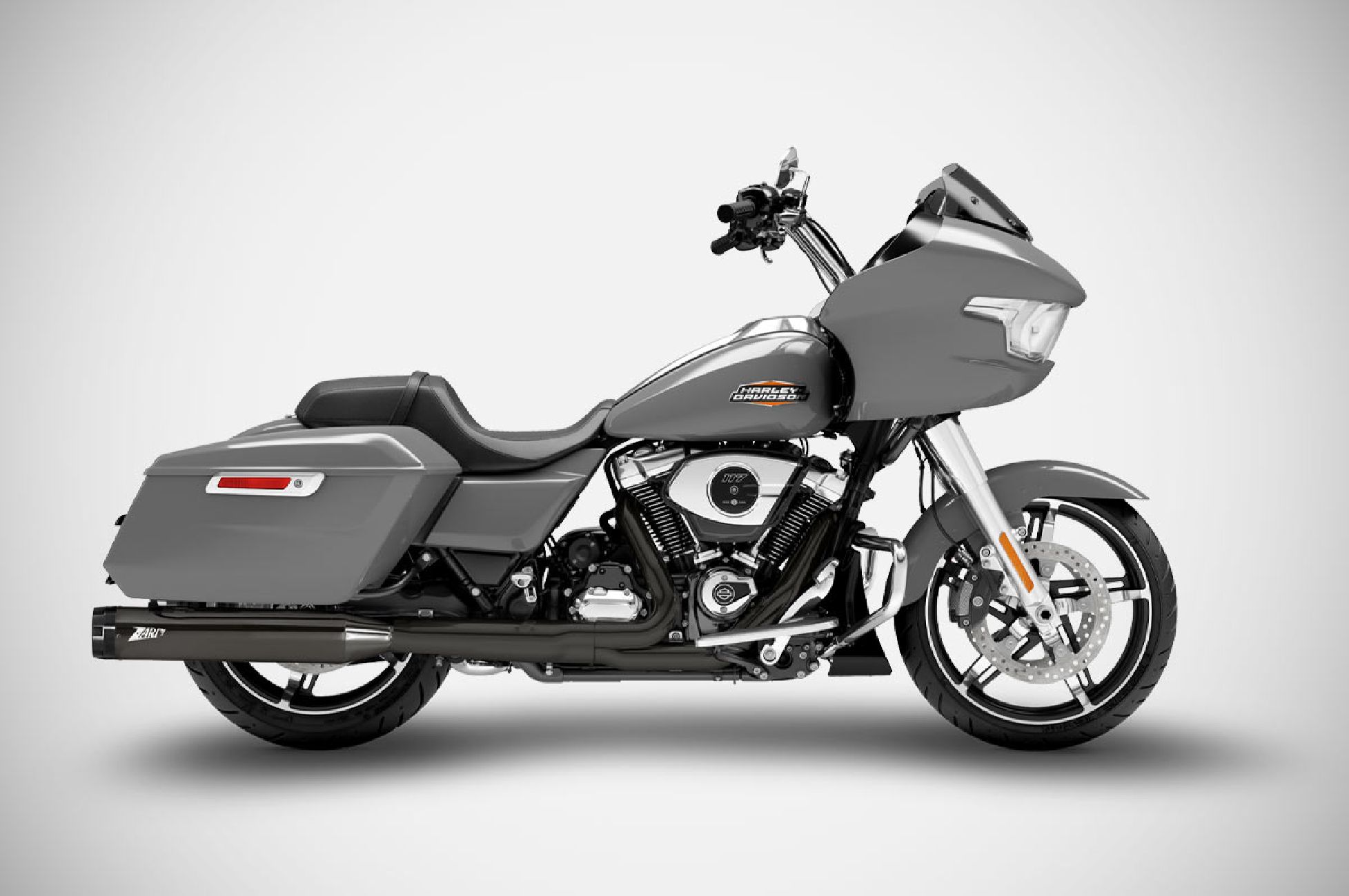 CVO ROAD GLIDE Slip-Ons 4.5 pollici (17-24) Silenziatori Harley-Davidson Zard BLACK CHROME