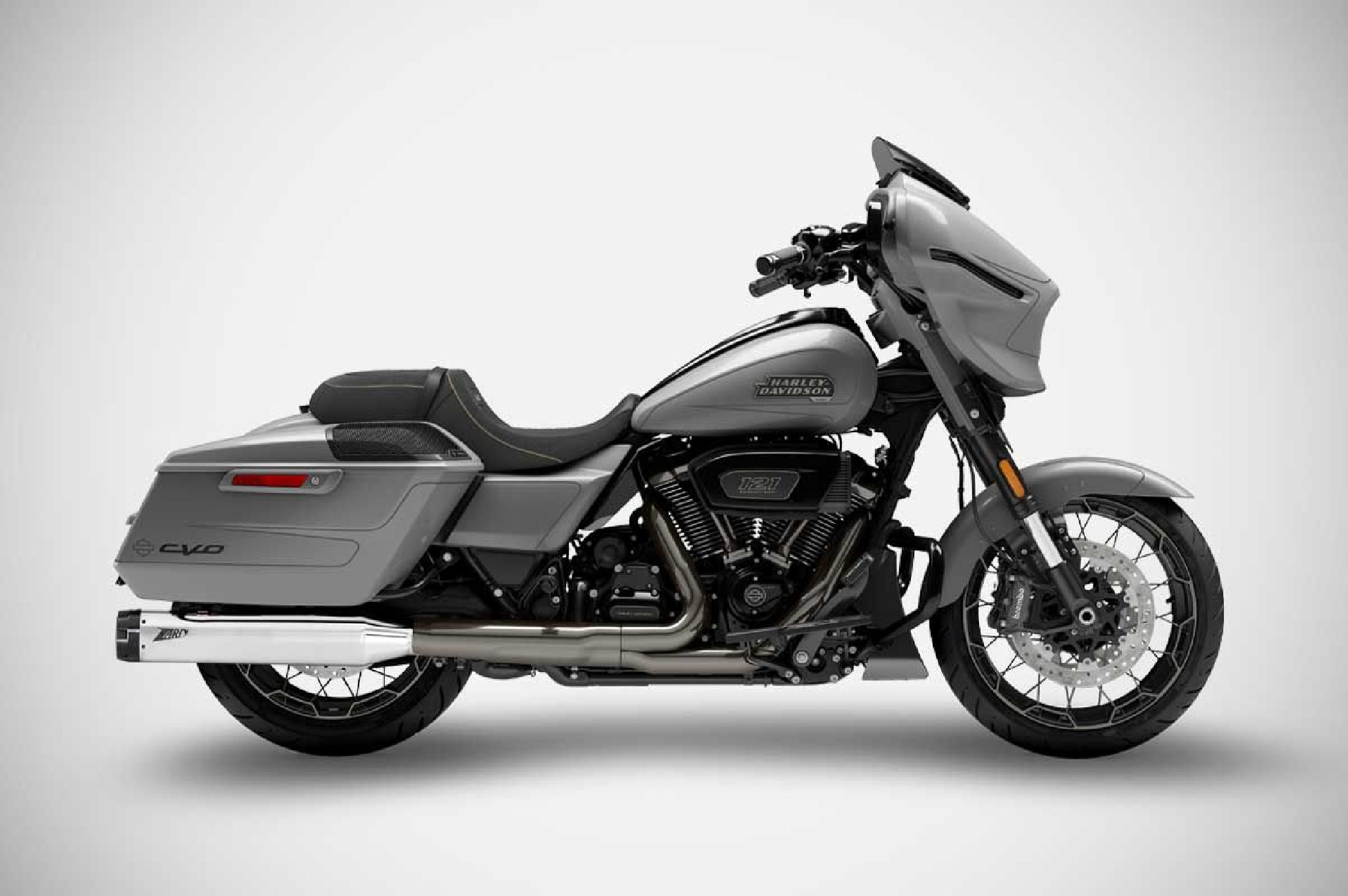 CVO STREET GLIDE Slip-Ons 4.5 Inches 25-26 Stainless steel Harley-Davidson Zard