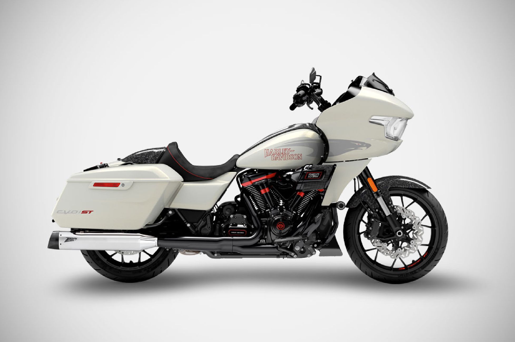 CVO ROAD GLIDE ST | SLIP-ONS "4.5 POLLICI" (17-24)