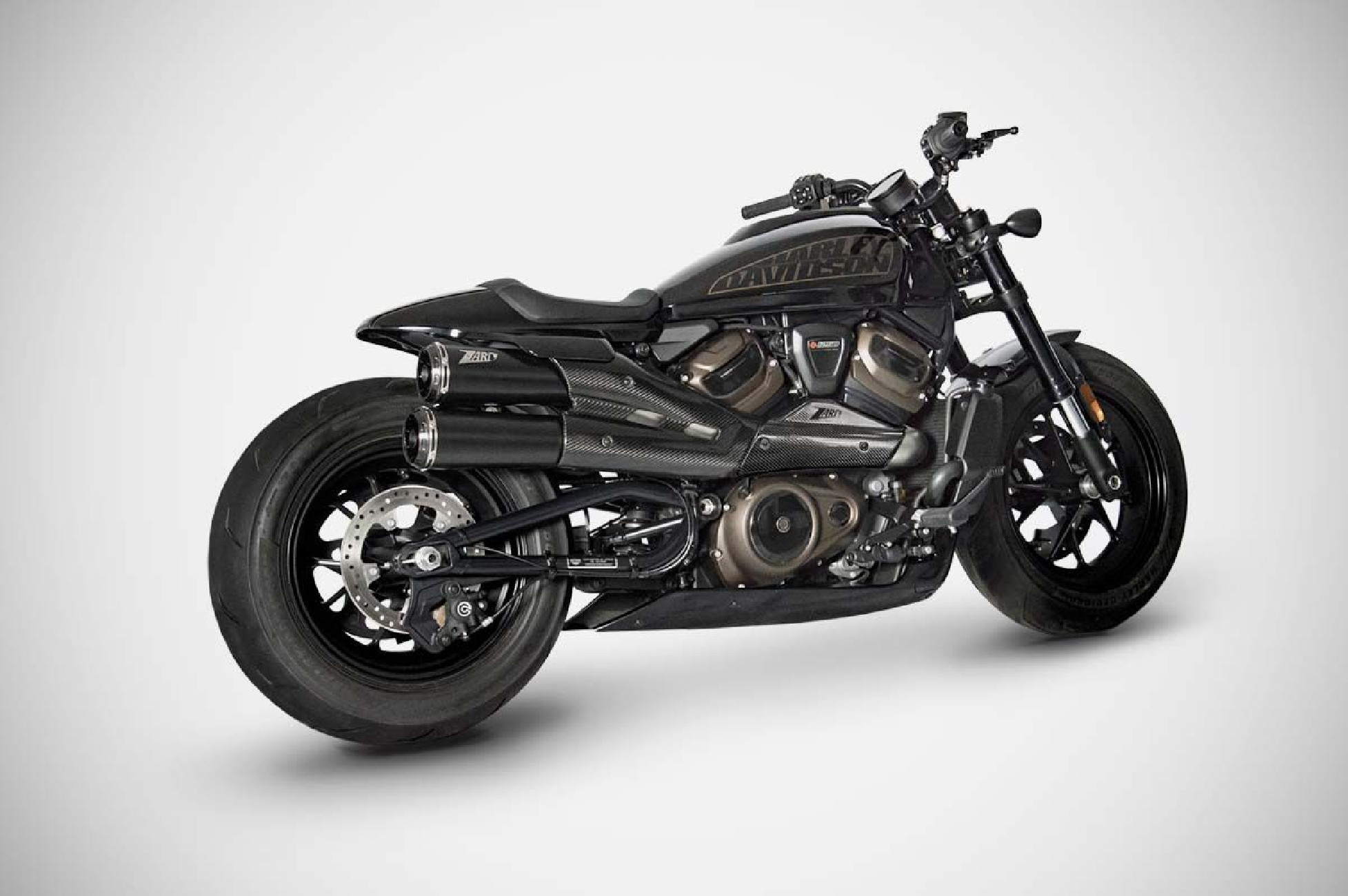 SPORTSTER S 25-26 exhaust "Top Gun" Slip-On Kit Harley-Davidson