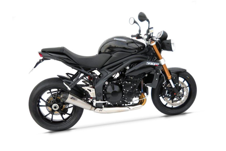 Speed ​​Triple 1050 Low Exhaust Triumph Slip On 2011 2013 - Zard
