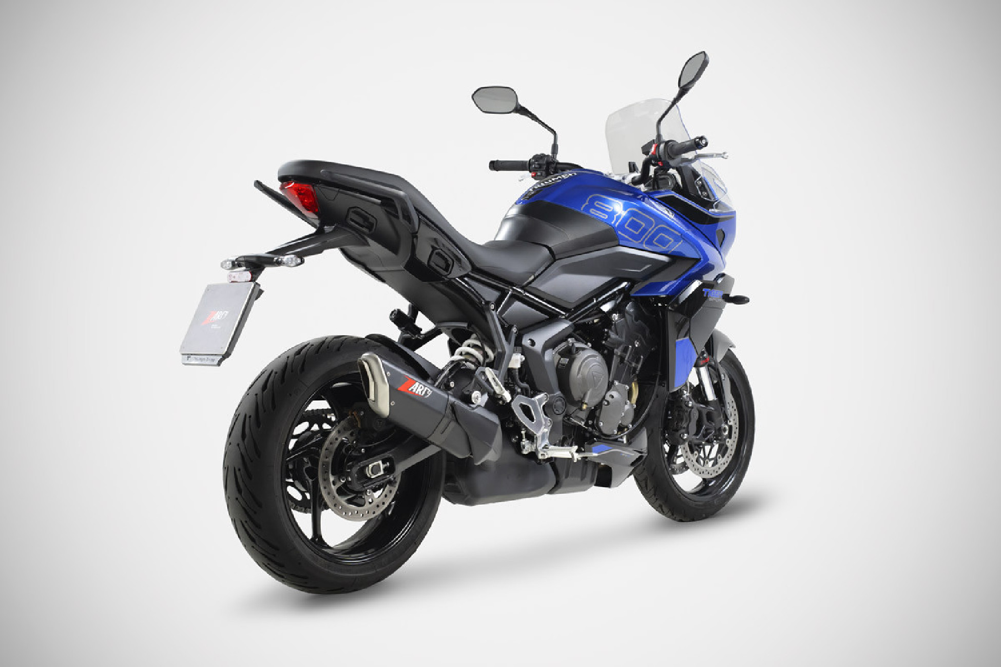 Triumph Tiger Sport 800 Slip-on black exhaust