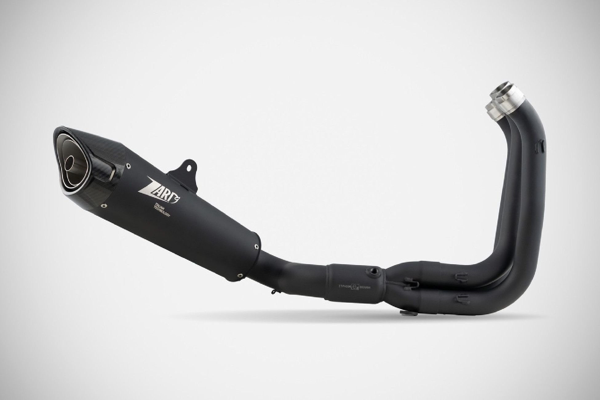 Scarico Triumph Trident 660 Full Kit Scarico ZARD - Acciaio Inox Nero E5+