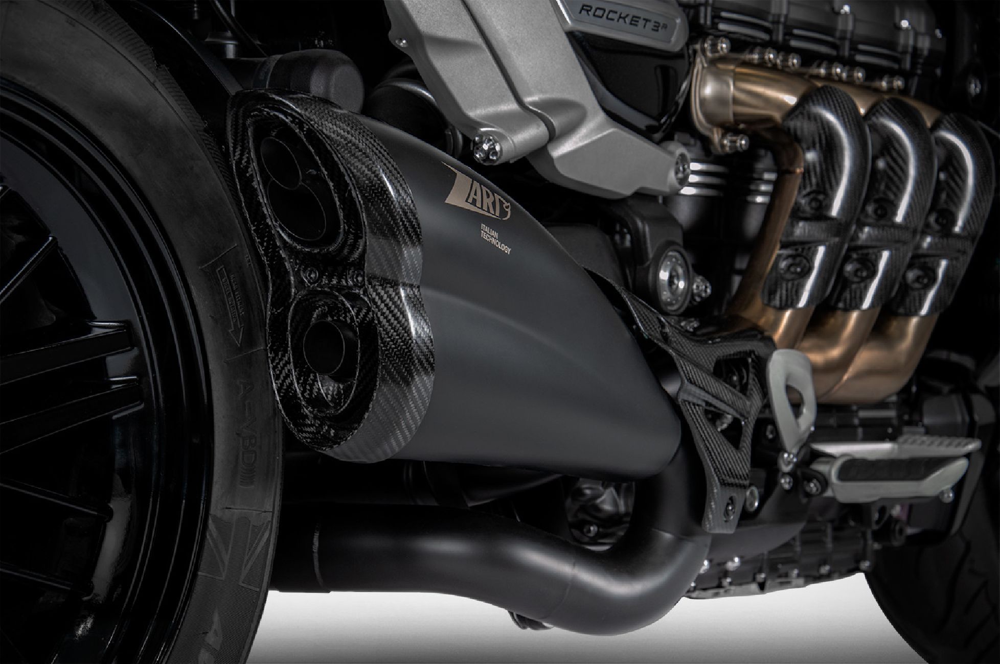 Scarico Triumph Rocket III