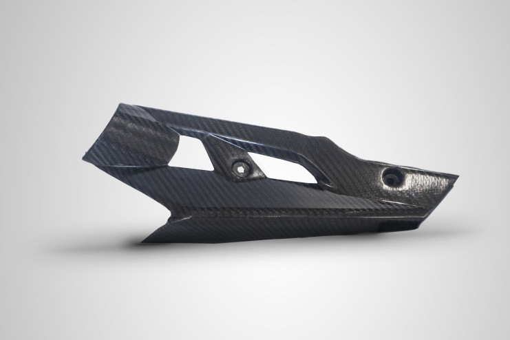 Carbon Fiber Heat Shield Kawasaki Z900 20-24 Slip-On ZARD