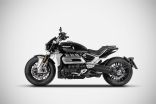 Scarico Triumph Rocket III (21-23) ZARD Silenziatore Inox-Carbonio
