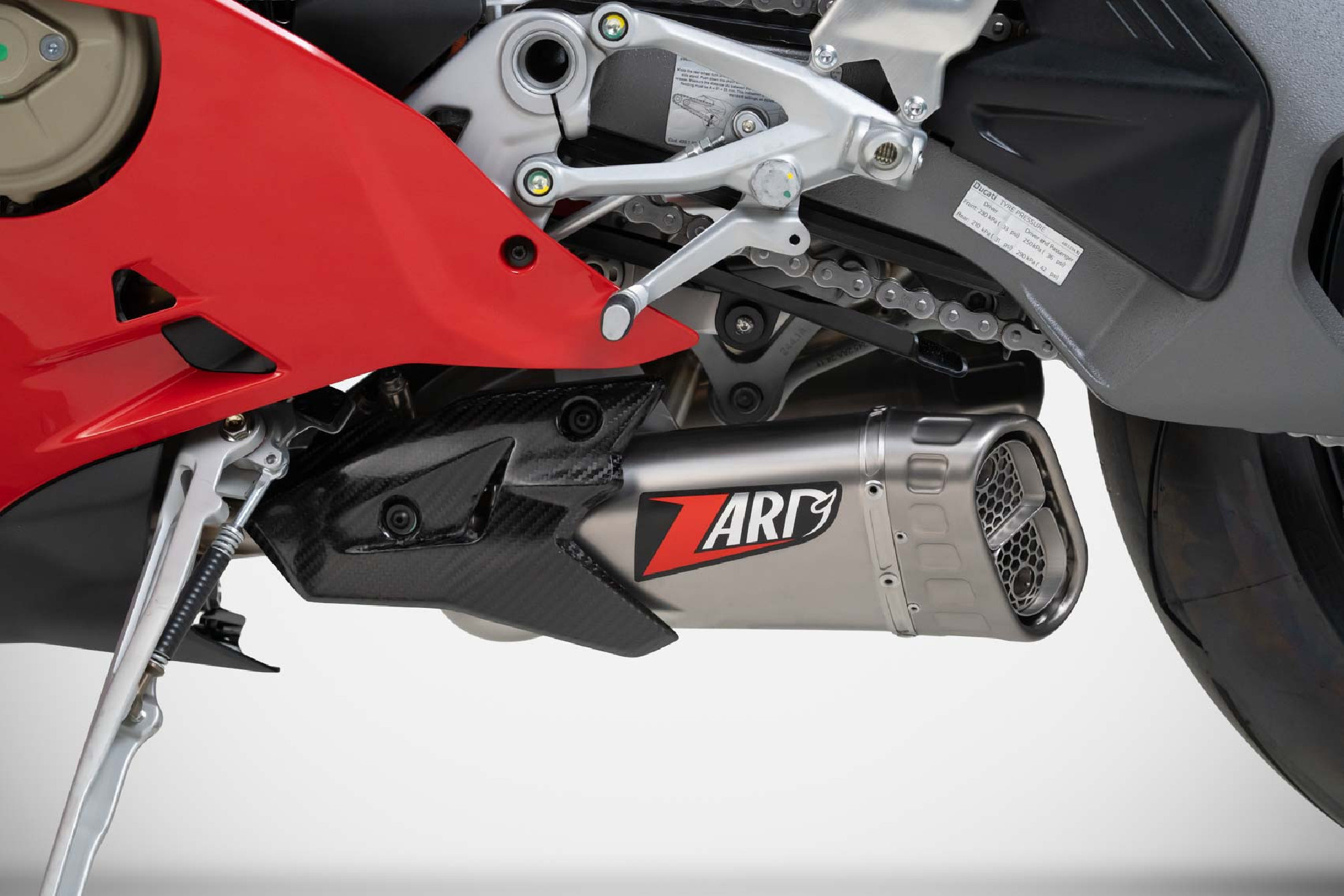 Exhaust Ducati Panigale V4 Compensed Slip-on 25-26 | Zard