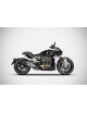 Scarico Triumph Rocket III (21-23) Slip-On ZARD Silenziatore Inox-Carbonio