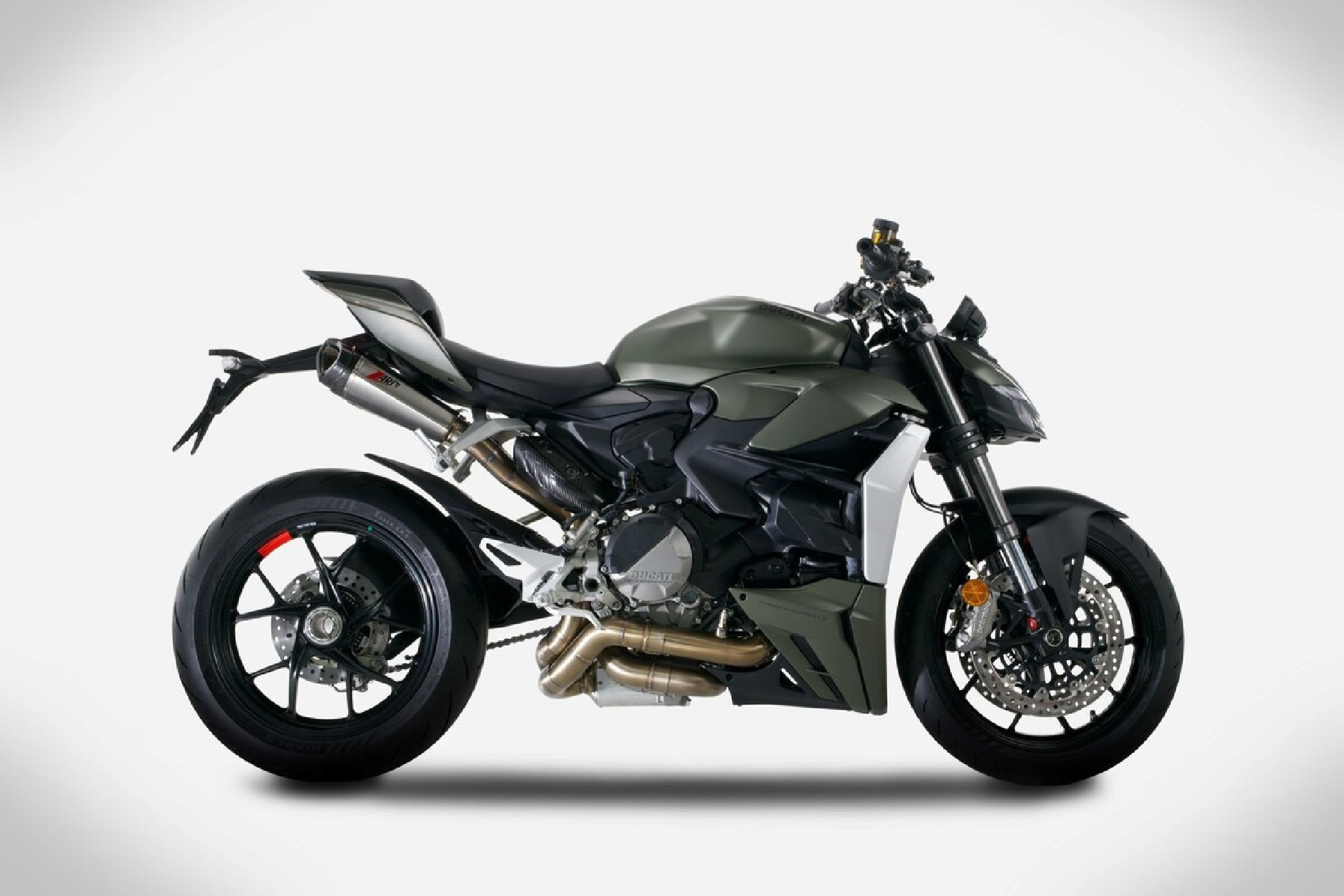 Scarico Streetfighter v2 Ducati Full Kit Titanio Acciaio Inox