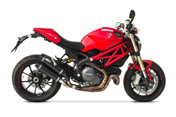Ducati Monster 1100 Exhaust Silencers EVO Slip-On Stainless Steel Carbon