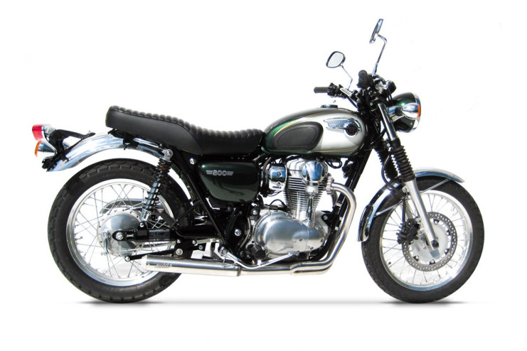 Kawasaki W800 10-17 exhaust Cross Full Kit ZARD Racing