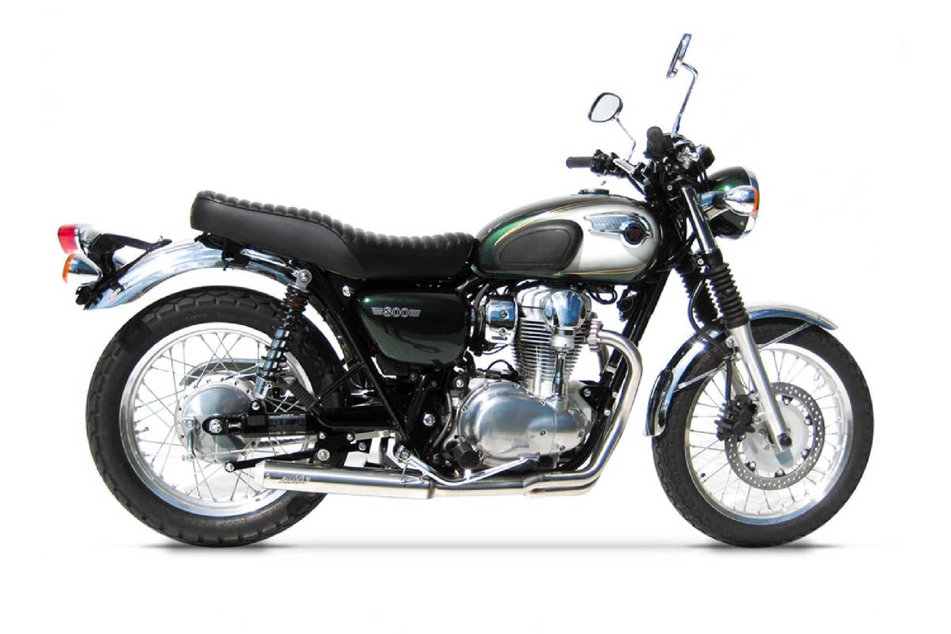 Scarico Kawasaki W800 10-17 Cross Full Kit ZARD Racing