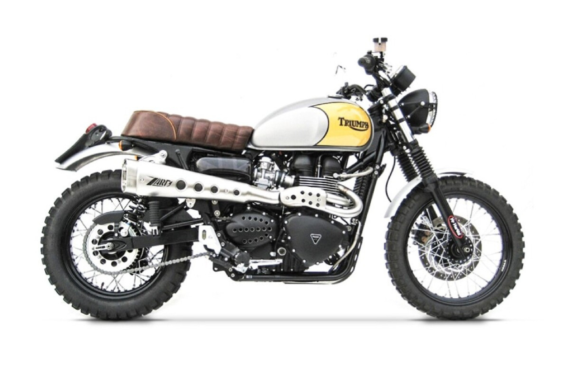 Full Kit Short per Triumph Scrambler 900 01-07 Sistemi di Scarico Zard