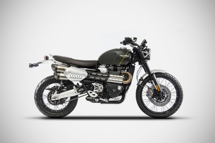 Slip-On for Triumph Scrambler 1200 21-23 - Zard Exhaust System