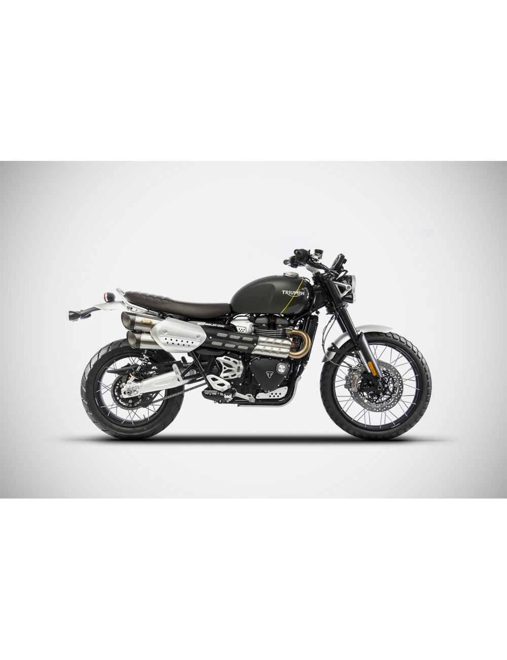 Slip-On per Triumph Scrambler 1200 21-23 - Impianto di Scarico Zard